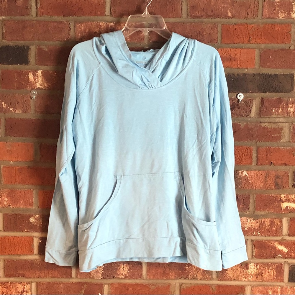 Columbia Pullover Hooded Shirt w/ Front Pocket